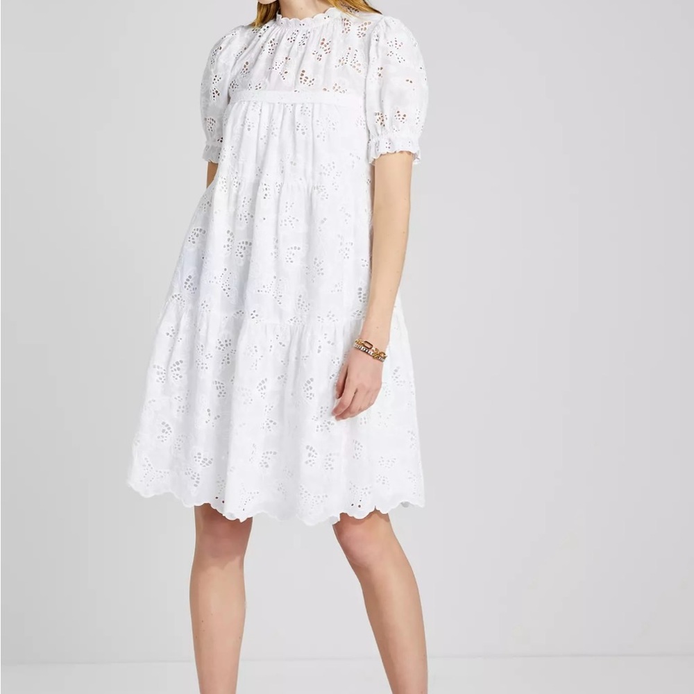 Kate Spade white lace dress size M